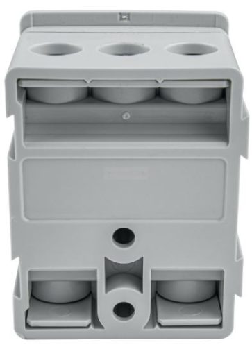 Fővezetéki sorozatkapocs, plombálható, szürke