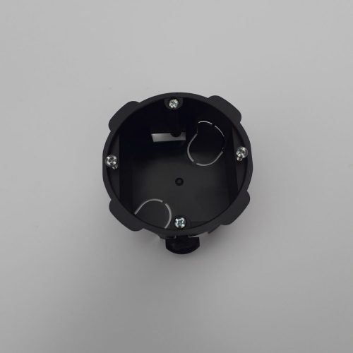 Gipszkarton szerelvénydoboz 65X40 fekete