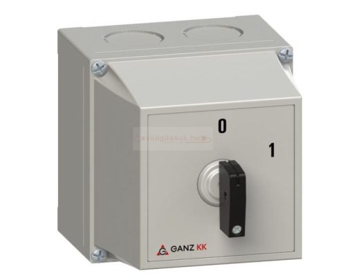 Terhelés be-ki kapcsoló 3P 20A tokozott KKMZ0-20-6002 Ganz KK