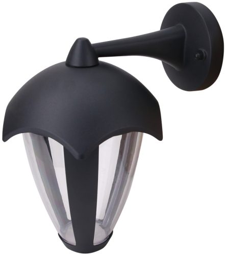 LED-es kültéri fali lámpa, lógó karos 230 VAC, 50 Hz, 8 W, 550 lm, 3000 K, IP54, EEI=G
