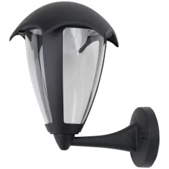   LED-es kültéri fali lámpa, álló karos 230 VAC, 50 Hz, 8 W, 550 lm, 3000 K, IP54, EEI=G