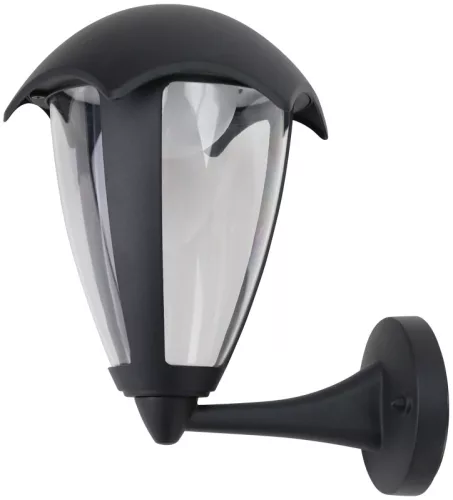 LED-es kültéri fali lámpa, álló karos 230 VAC, 50 Hz, 8 W, 550 lm, 3000 K, IP54, EEI=G