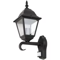   Kültéri fali lámpa mozgásérz.álló karos 230VAC, 50Hz, E27, max.60W, IP54