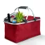 Thermo összecsukható bevásárlókosár - 49 x 28 x 25 cm - 21 L - piros