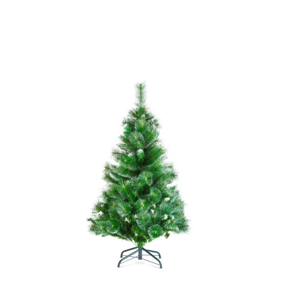 Műfenyő - 120 cm - ezüstfenyő dús ágakkal - PVC - havas