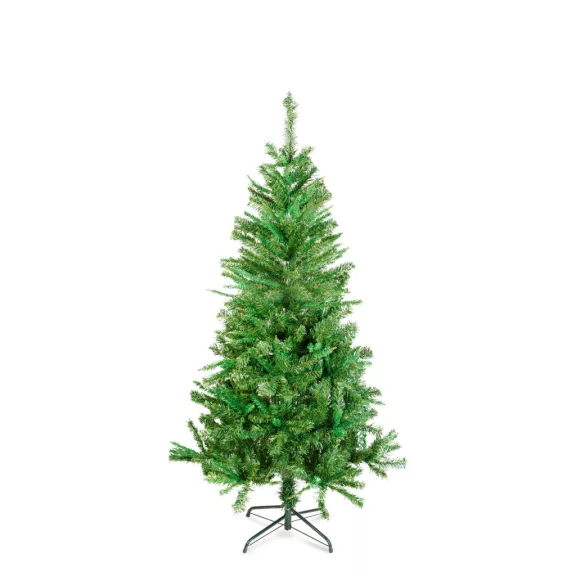 Műfenyő - 150 cm - 3D lucfenyő - kétszínű - PVC
