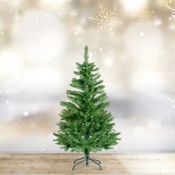 Műfenyő - 120 cm - Nordmann - PVC - sötétzöld
