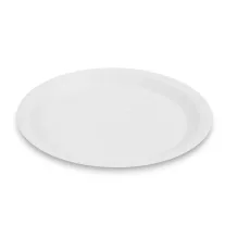 Papírtányér szett - fehér - 23 cm - 12 db / csomag