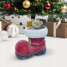 Karácsonyfatalp - csizma - műkő - 35,5 x 22,4 x 45,5 cm