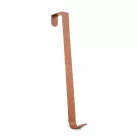 Őszi dekoráció - ajtódísz tartó - 30 cm - fém - matt barna