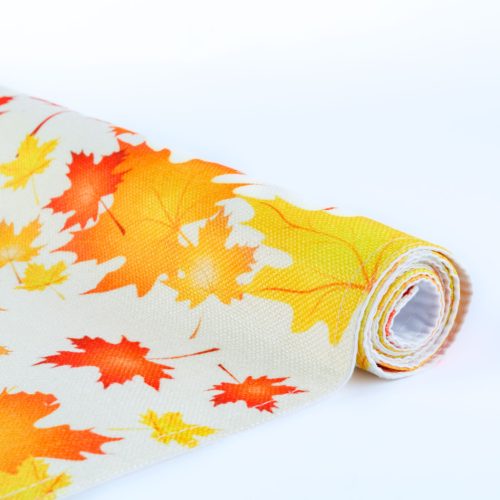 Őszi dekoráció - asztalterítő futó - 120 x 33 cm - poliészter