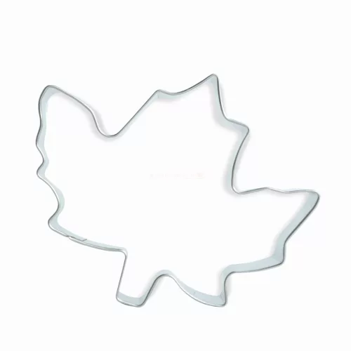 Sütikiszúró szett - levél és tök - fém - 8 cm - 2 db / szett