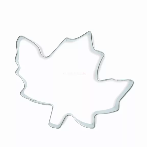 Sütikiszúró szett - levél és tök - fém - 8 cm - 2 db / szett