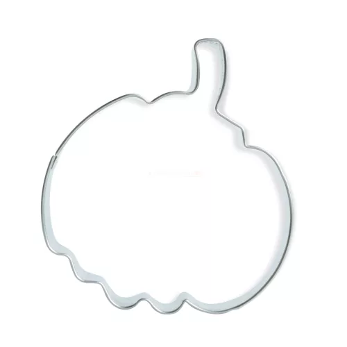 Sütikiszúró szett - levél és tök - fém - 8 cm - 2 db / szett