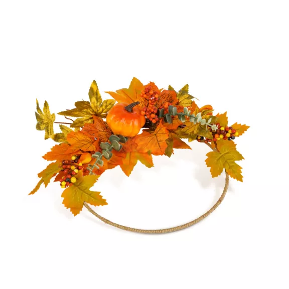Őszi dekoráció - koszorú / kopogtató - 24 cm - 3 féle