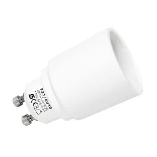 GTV átalakító foglalat Gu10-ről E27-re fehér