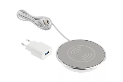 Irodai asztalba süllyeszthető vezeték nélküli telefon töltő 2,1A