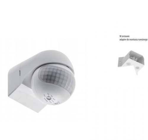 Mozgásérzékelő, fali, sarokelemmel, fehér CR-13