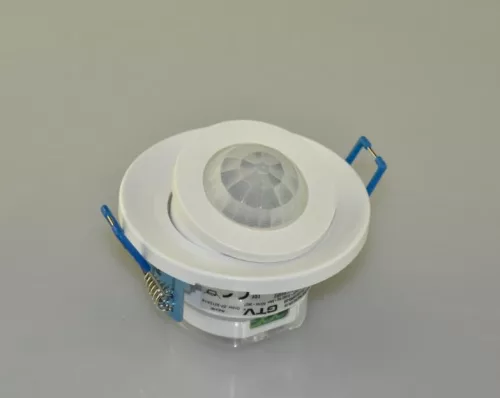 Mozgásérzékelő max. 800W süllyeszthető+állítható döllés szögű 360°