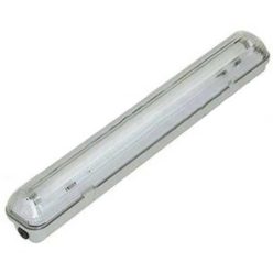   Corp de iluminat etanș pentru tub LED 1x120 cm, montaj pe tub, ABS/PS