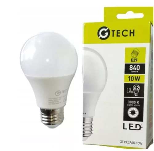 LED fényforrás  E27, 10W, 3000K 840LM