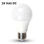 GTV 24V Led lámpa körte E-27 12W A60 meleg fehér