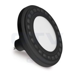 LED lámpa AR111  12W  120° 230V melegfehér-fekete ház