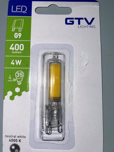 Led lámpa G9 4W  természetes fehér