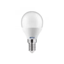 Led lámpa kisgömb E-14 8W meleg fehér