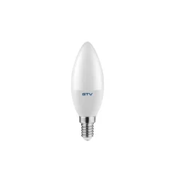 Led lámpa gyertya E-14 8W meleg fehér