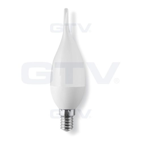 LED lámpa gyertya láng E14 6 Watt meleg fehér