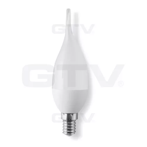 LED lámpa gyertya láng E14 6 Watt meleg fehér