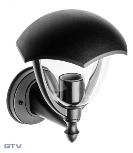 Grande Kültéri falikar E27 1x60Wfekete IP54