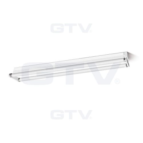 GTV EVG szabadon sugárzó fénycsöves lámpatest 2x18W IP20