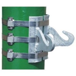   METZ H020 Átfeszítő horog faoszlopra tüzihorganyzott acél