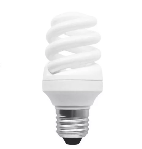 Kompakt fénycső E-27 12W SPIRÁL T2