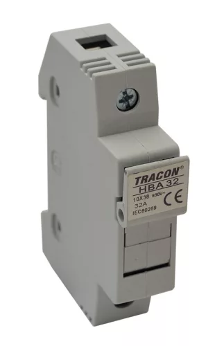 Szakaszolókapcsoló-biztosító hengeres bizt.hoz, maszkolható 32A, 10x38mm; Un=230V/400V