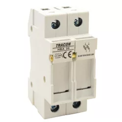   Szakaszolókapcsoló-biztosítóhengeres bizt.hoz, maszkolható 20A, 8x32mm; Un=230V/400V