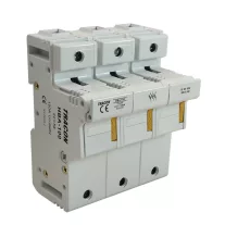   Szakaszolókapcsoló-biztosítóhengeres bizt.hoz, maszkolható 100A, 22x58mm; Un=230V/400V