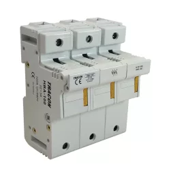   Szakaszolókapcsoló-biztosítóhengeres bizt.hoz, maszkolható 100A, 22x58mm; Un=230V/400V