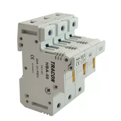   Szakaszolókapcsoló-biztosítóhengeres bizt.hoz, maszkolható 50A, 14x51mm; Un=230V/400V