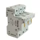 Szakaszolókapcsoló-biztosítóhengeres bizt.hoz, maszkolható 50A, 14x51mm; Un=230V/400V
