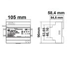 Mean Well led tápegység sínre szerelhető 12V 150W 12,5A