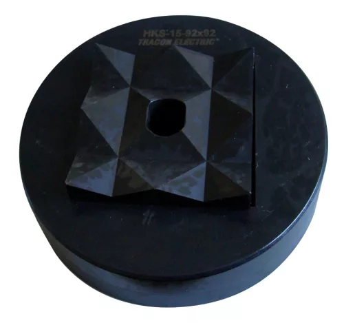 HKS-15 szerszámhoz kivágó szerszámfej 96×96mm keretméretű táblaműszerekhez