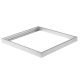 LED panel falon kívüli beépítőkeret 600x600 fehér csavaros