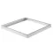 LED panel falon kívüli beépítőkeret 600x600 fehér pattintós
