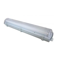   Corp de iluminat etanș IP65 pentru praf și umezeală T8 2x60 cm pentru tub LED