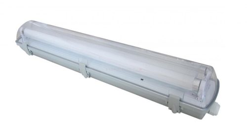 Corp de iluminat etanș IP65 pentru praf și umezeală T8 2x60 cm pentru tub LED