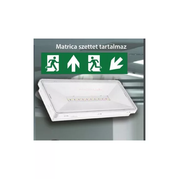 Led vészvilágító 2,7W