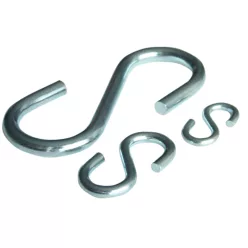 Acél kampó, horganyzott 4×30mm, 575N